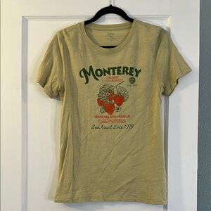 Monterey Graphic T-Shirt in Olive Green